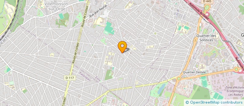 localisation de l'entreprise MADAME GERALDINE LALOT  MORSANG-SUR-ORGE