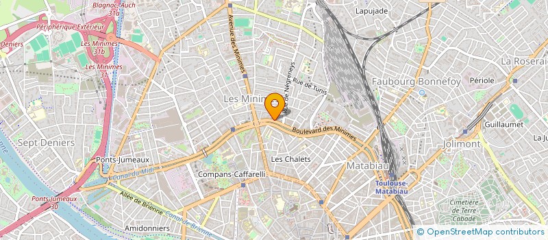 localisation de l'entreprise MADAME GERALDINE LAMY  TOULOUSE