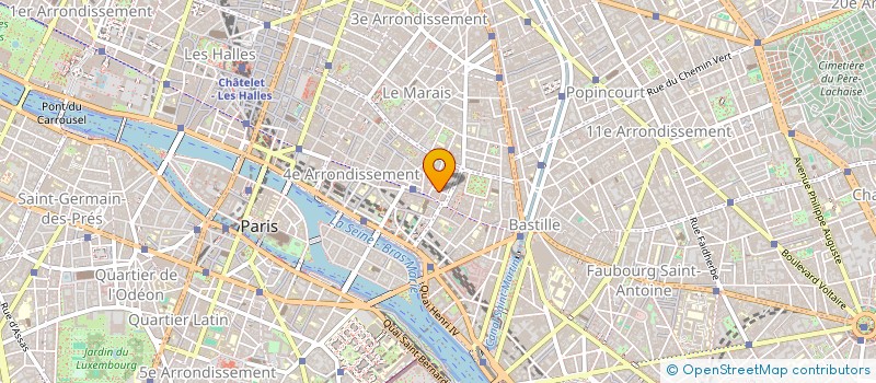 localisation de l'entreprise MADAME GERALDINE LANE ELLEN  PARIS