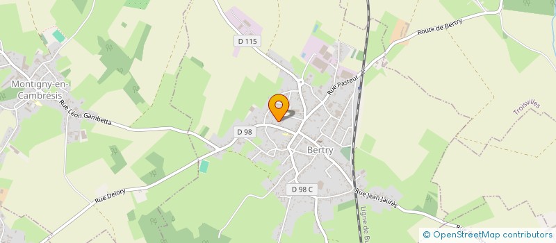 localisation de l'entreprise MADAME GERALDINE LAUDE  BERTRY