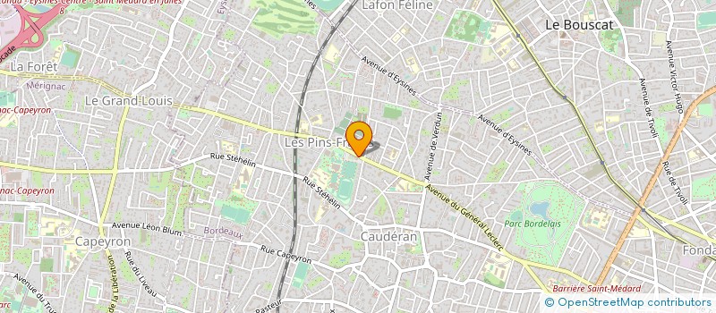 localisation de l'entreprise MADAME GERALDINE LAUR  BORDEAUX