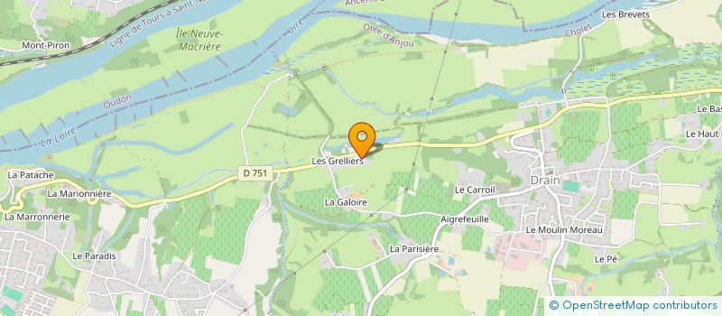 localisation de l'entreprise MADAME GERALDINE LE BARON  OREE D'ANJOU