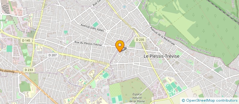 localisation de l'entreprise MADAME GERALDINE LE GARS  LE PLESSIS-TREVISE