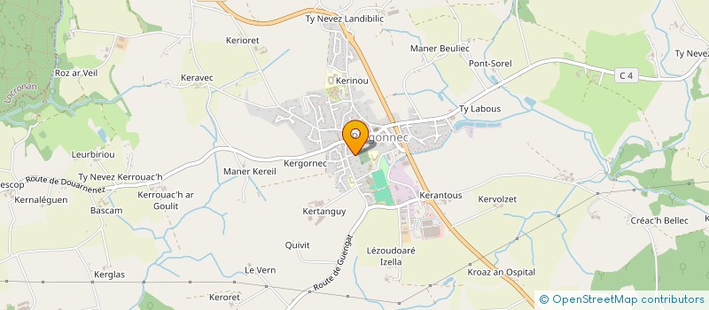localisation de l'entreprise MADAME GERALDINE LE GUIRRIEC  PLOGONNEC
