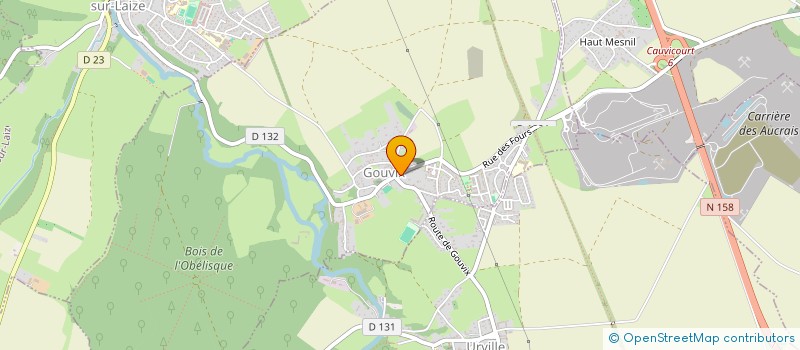 localisation de l'entreprise MADAME GERALDINE LE PROVOST  GOUVIX