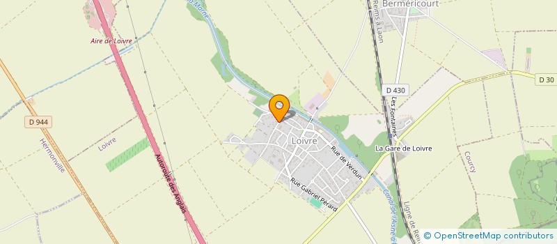 localisation de l'entreprise MADAME GERALDINE LE TOUZE  LOIVRE