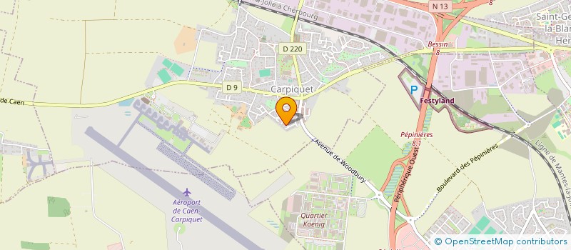 localisation de l'entreprise MADAME GERALDINE LELIEVRE  CARPIQUET