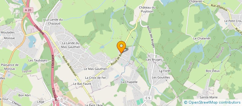 localisation de l'entreprise MADAME GERALDINE LEMASSON à FEYTIAT