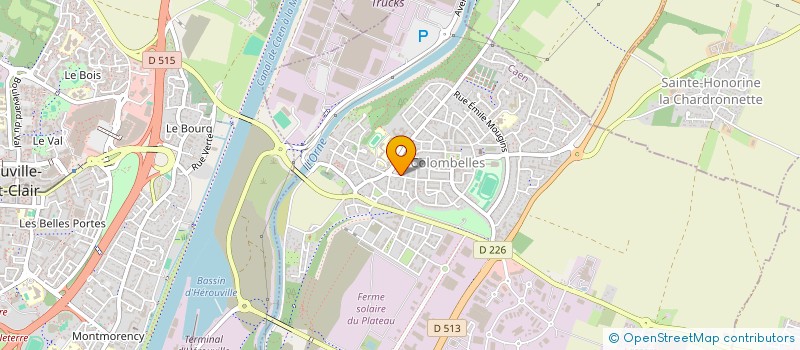 localisation de l'entreprise MADAME GERALDINE LEPAINTEUR  COLOMBELLES