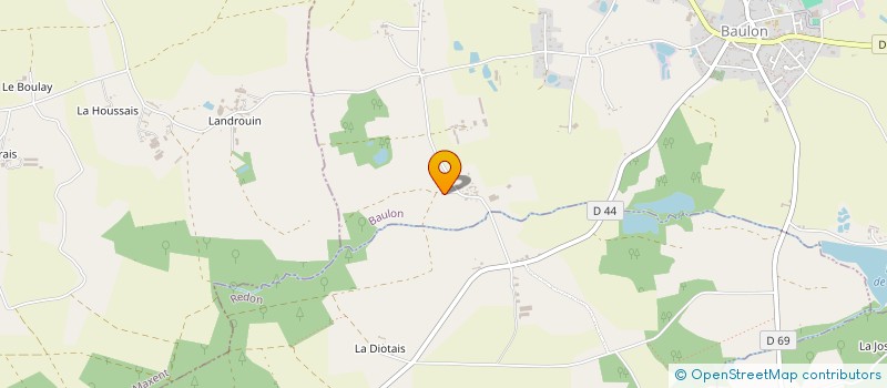 localisation de l'entreprise MADAME GERALDINE LETORT  BAULON