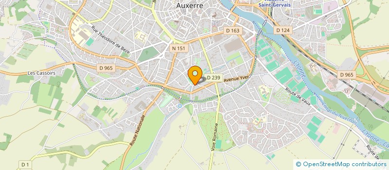 localisation de l'entreprise MADAME GERALDINE LETOT à AUXERRE