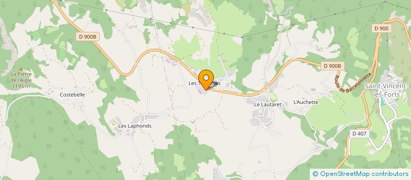 localisation de l'entreprise MADAME GERALDINE LEVILLAND  LE LAUZET-UBAYE