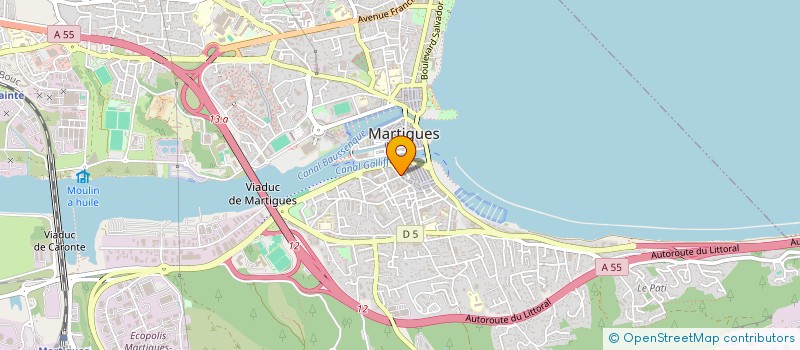 localisation de l'entreprise MADAME GERALDINE LIGER  MARTIGUES