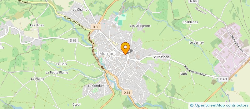 localisation de l'entreprise MADAME GERALDINE LUCQUET à MORNANT