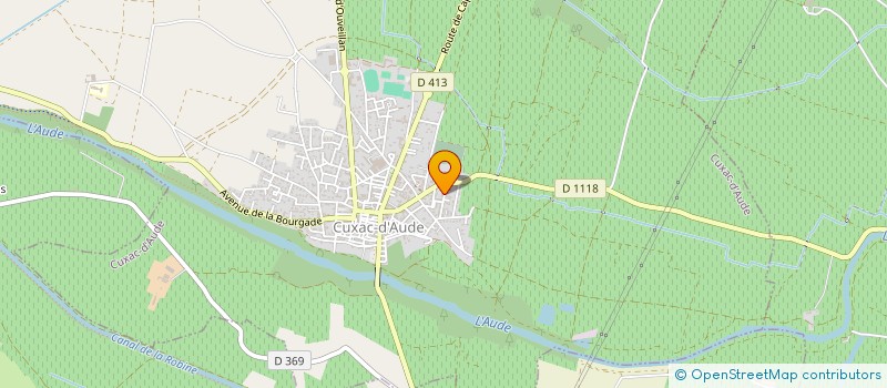 localisation de l'entreprise MADAME GERALDINE MACAIGNE  CUXAC-D'AUDE