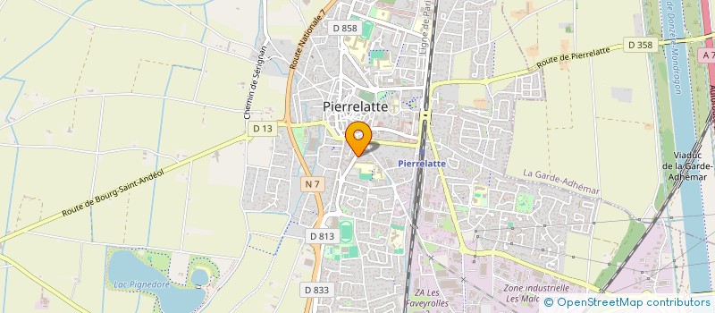 localisation de l'entreprise MADAME GERALDINE MADRIERES  PIERRELATTE