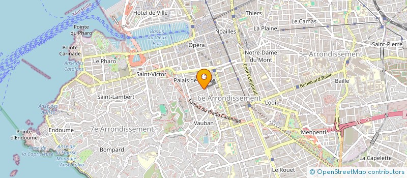 localisation de l'entreprise MADAME GERALDINE MAGNIN à MARSEILLE