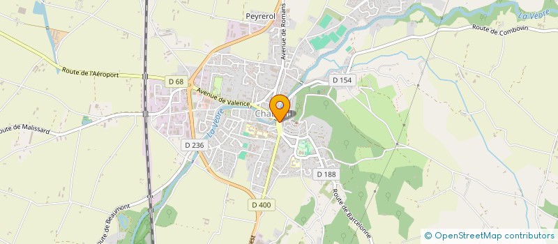 localisation de l'entreprise MADAME GERALDINE MALOSSANNE à CHABEUIL