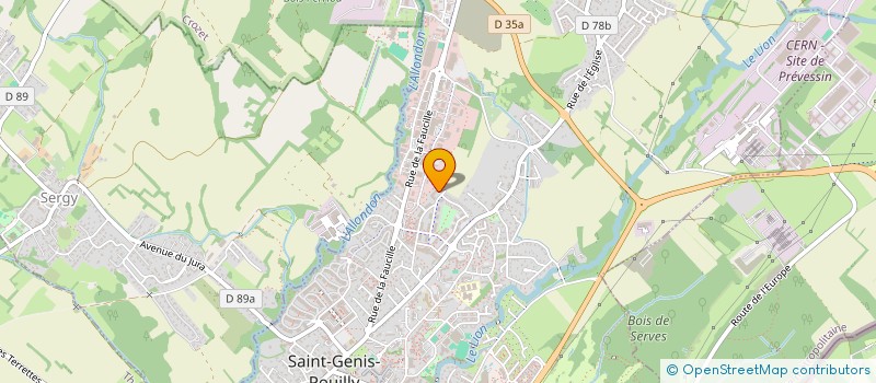 localisation de l'entreprise MADAME GERALDINE MALRAIN  SAINT-GENIS-POUILLY