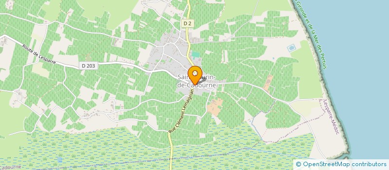 localisation de l'entreprise MADAME GERALDINE MARCHAL  SAINT-SEURIN-DE-CADOURNE