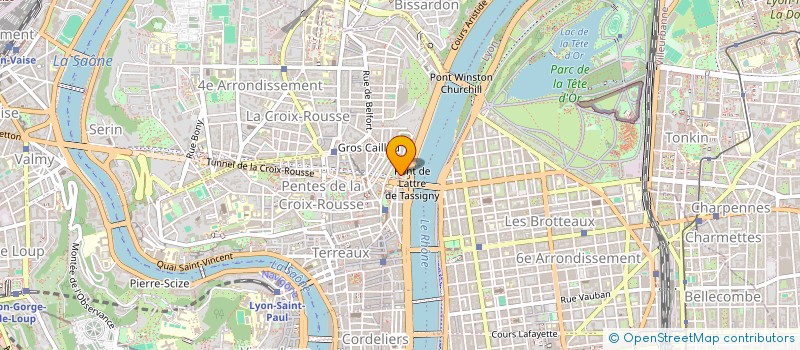 localisation de l'entreprise MADAME GERALDINE MARIE CROIZET à LYON