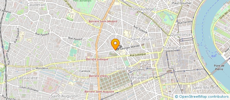 localisation de l'entreprise MADAME GERALDINE MARTIN à BORDEAUX
