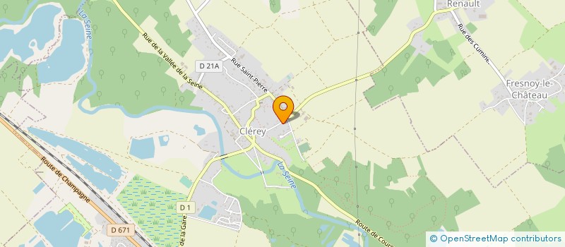 localisation de l'entreprise MADAME GERALDINE MARTIN  CLEREY