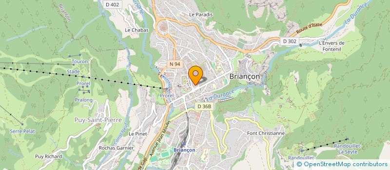 localisation de l'entreprise MADAME GERALDINE MARX à BRIANCON