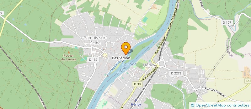 localisation de l'entreprise MADAME GERALDINE MATHIAUT  SAMOIS-SUR-SEINE