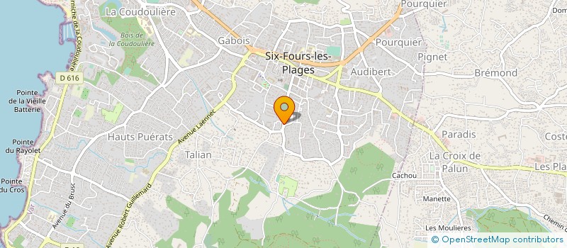 localisation de l'entreprise MADAME GERALDINE MATZKU  SIX-FOURS-LES-PLAGES