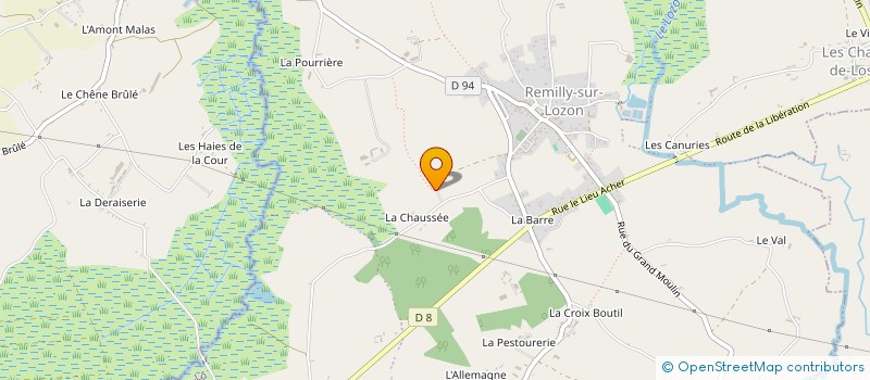 localisation de l'entreprise MADAME GERALDINE MAUDUIT  REMILLY LES MARAIS