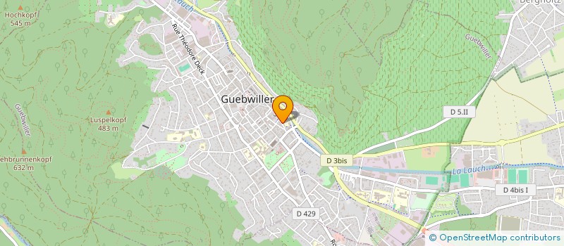 localisation de l'entreprise MADAME GERALDINE MEIGNEN  GUEBWILLER