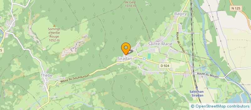 localisation de l'entreprise MADAME GERALDINE MEISTRETTY  SIRADAN