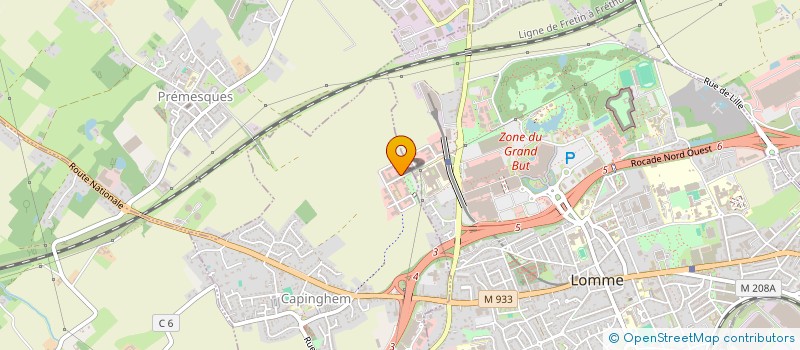 localisation de l'entreprise MADAME GERALDINE MELON  CAPINGHEM