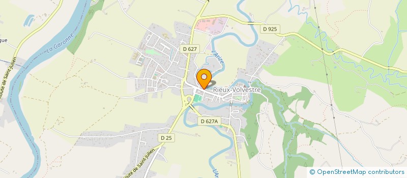 localisation de l'entreprise MADAME GERALDINE MONTAUDRY  RIEUX-VOLVESTRE