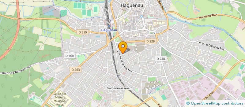 localisation de l'entreprise MADAME GERALDINE MORAS  HAGUENAU