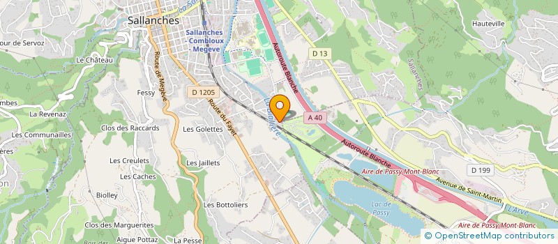 localisation de l'entreprise MADAME GERALDINE MOREAU  PRAZ-SUR-ARLY