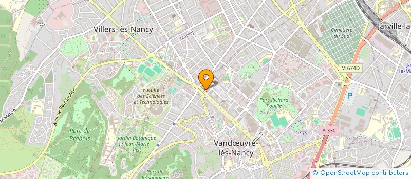 localisation de l'entreprise MADAME GERALDINE MOREL  VANDUVRE-LES-NANCY