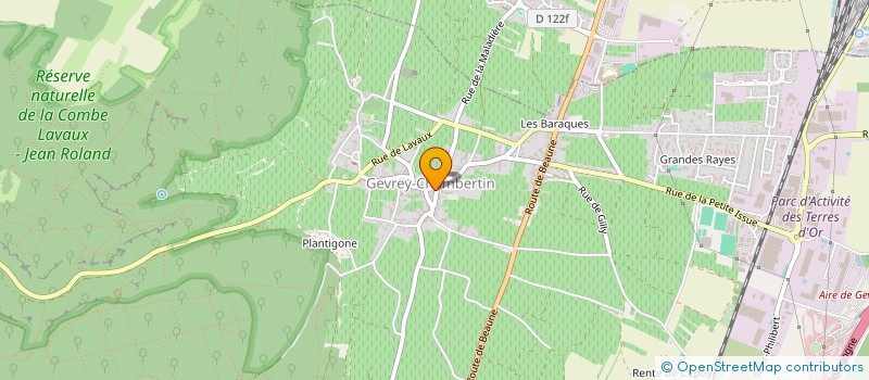 localisation de l'entreprise MADAME GERALDINE MORQUIN à MARSANNAY-LA-COTE