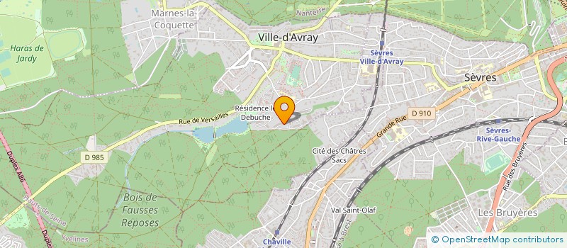 localisation de l'entreprise MADAME GERALDINE MOURLON  VILLE-D'AVRAY