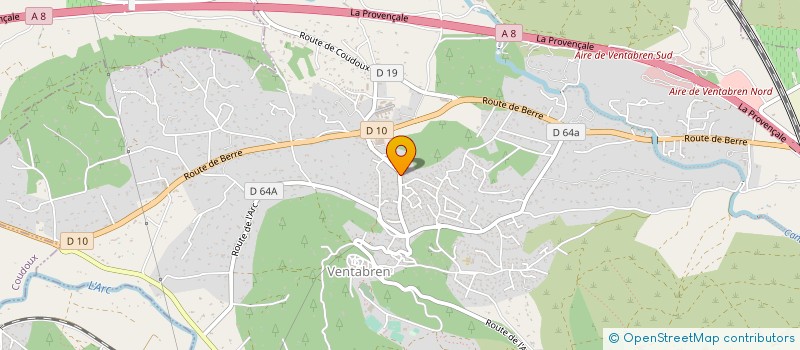 localisation de l'entreprise MADAME GERALDINE NICLAUSSE  VENTABREN