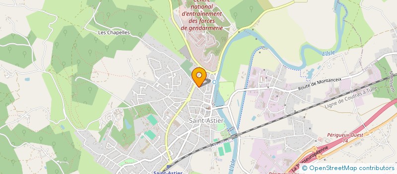 localisation de l'entreprise MADAME GERALDINE NICOLAS  SAINT-ASTIER