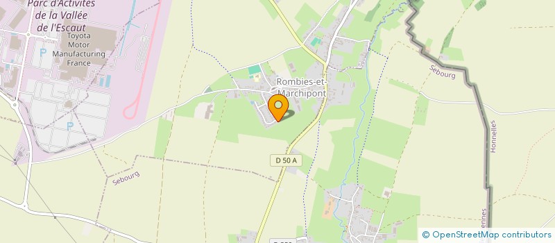 localisation de l'entreprise MADAME GERALDINE NIEUBORG  ROMBIES-ET-MARCHIPONT