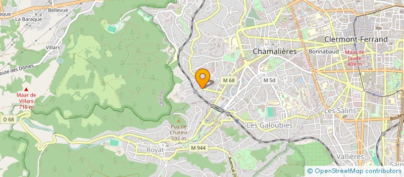 localisation de l'entreprise MADAME GERALDINE NYAULT à CHAMALIERES