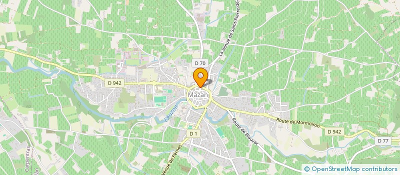 localisation de l'entreprise MADAME GERALDINE ORANGE  SARRIANS