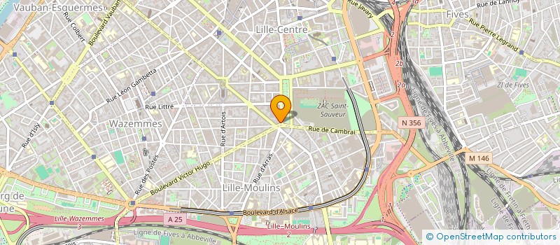 localisation de l'entreprise MADAME GERALDINE ORAZI à LILLE