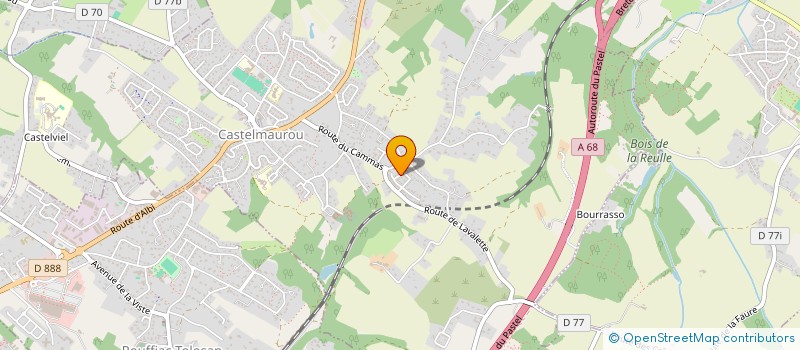 localisation de l'entreprise MADAME GERALDINE ORFEO  CASTELMAUROU