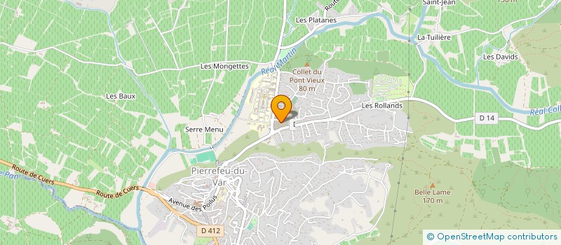 localisation de l'entreprise MADAME GERALDINE OSTERMANN  PIERREFEU-DU-VAR