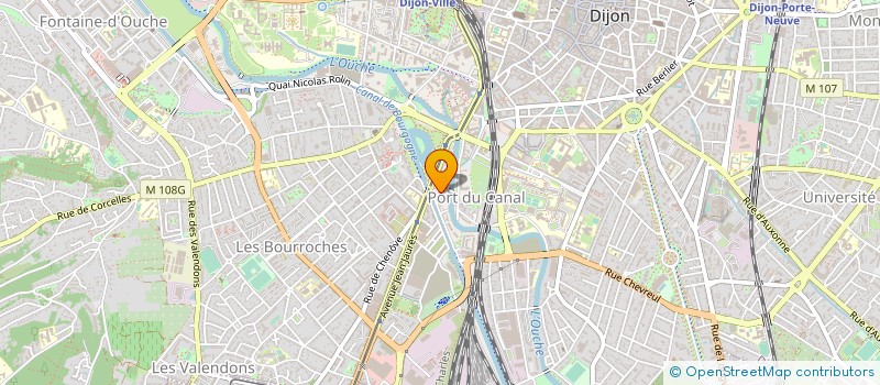 localisation de l'entreprise MADAME GERALDINE OUDIN  DIJON