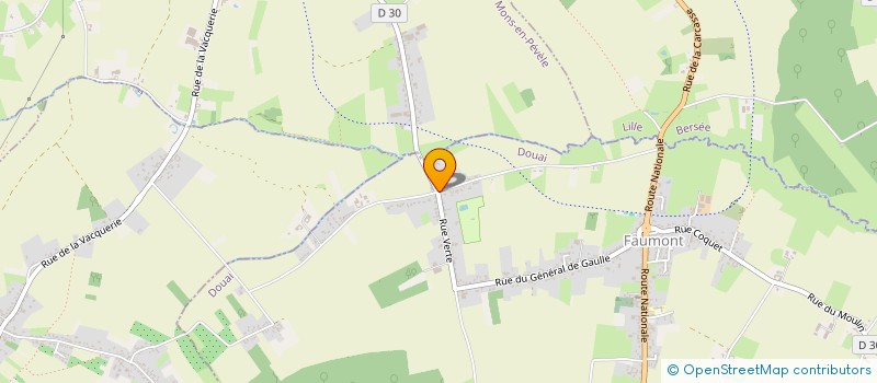 localisation de l'entreprise MADAME GERALDINE OUTRAN  FAUMONT